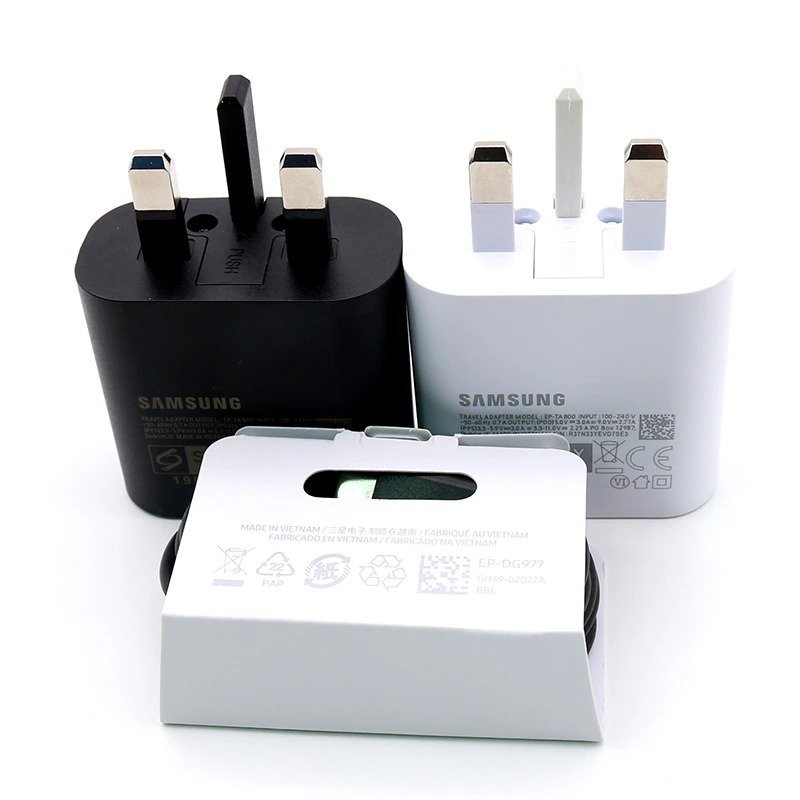 Original Samsung 25W PD Fast Wall Charger With USB Type-C to C Cable - Image 4