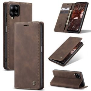 CaseMe Leather Flip Cover for Samsung Galaxy A12
