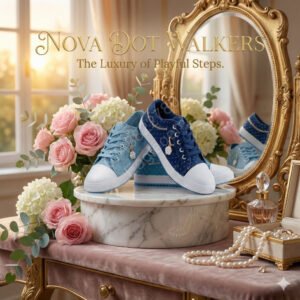 Nova Dot Walkers – Women’s Casual Polka Dot Canvas Sneakers