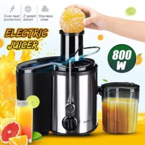 Sokany 800W Stainless Steel Heavy Duty Juicer Extraction Machine