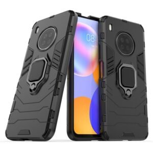 Huawei Y9A  Armor Ring Case + 3D Tempered Glass Protector