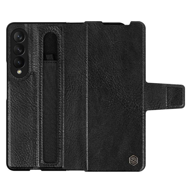 Nillkin Luxury Aoge Leather Phone Case For Samsung Galaxy Z Fold 3 With External Pen Tray - Image 10