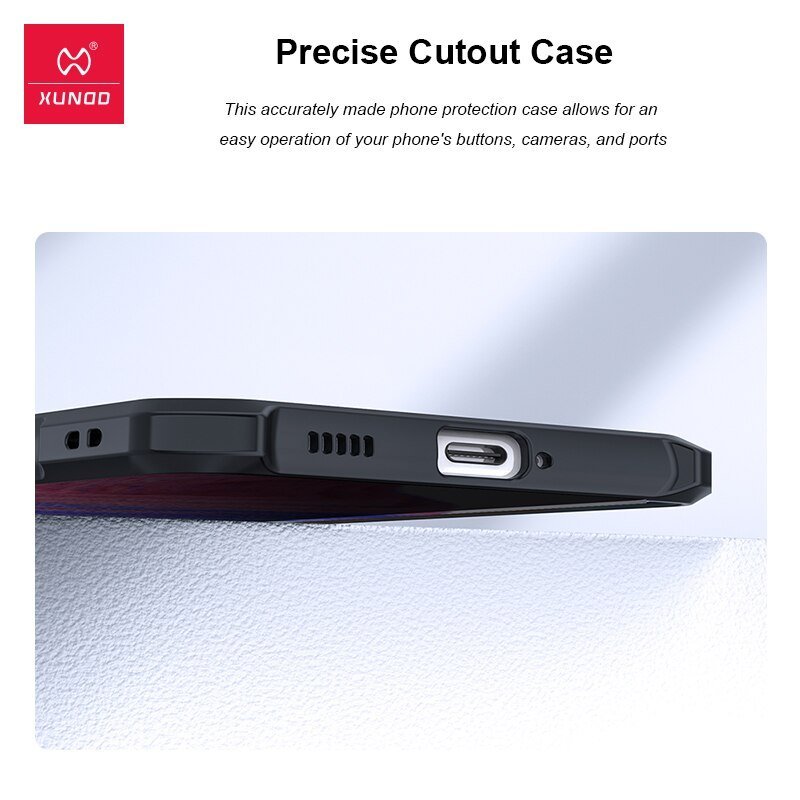 Xunnd Beetle Series Bumper Clear Case for Samsung Galaxy A53 & A73 - Image 4