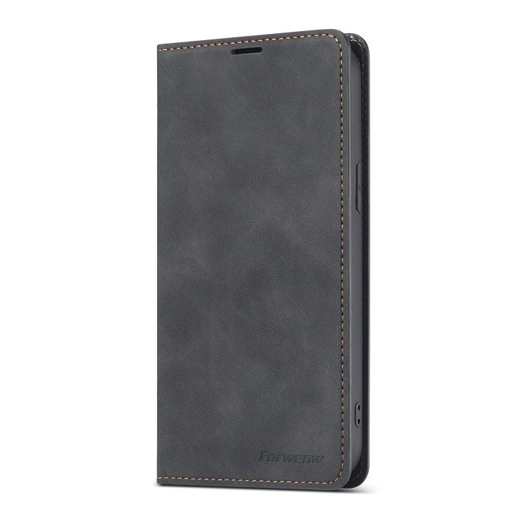 Fornwenw Genuine Leather Flip Cover for iPhone 13 Series - Image 8