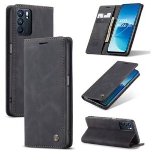 Oppo Reno 6 CaseMe Leather Flip Cover