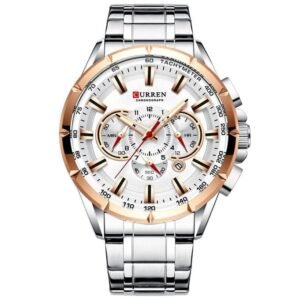 Wrist Watch Men Waterproof Chronograph Military Army Stainless Steel Male Clock Man Sport Watches