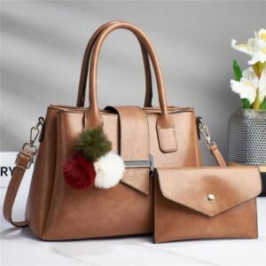 Zsmart Fashion Designer Premium Quality 2 in 1 Tote Ladies Hand Bags Set