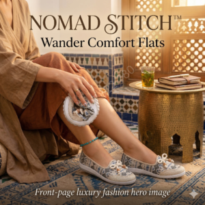 Nomad Stitch™ Wander Comfort Flats – Artisan Edition