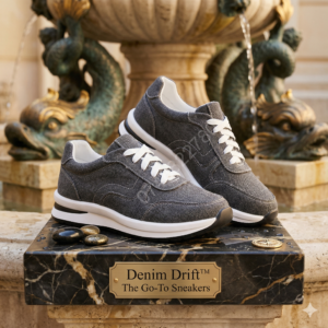 Denim Drift™ The Go-To Sneakers - ⚫ Charcoal Denim