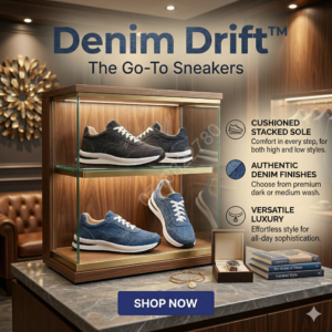 Denim Drift™ The Go-To Sneakers