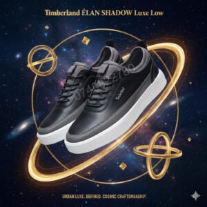 Timberland ÉLAN SHADOW Luxe Low Luxury Lace-Up Sneakers - Black