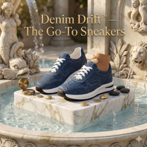 Denim Drift™ The Go-To Sneakers - 🔵 Classic Blue