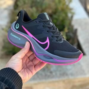 Velocity™ Color-Pop _Lightweight Women Running/Trainer Sneaker Shoes - Black/Pink