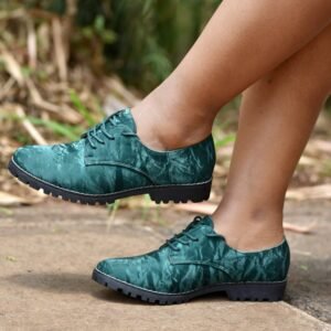 The Valmont Classic Brogues – Women’s Edition - Green (Emerald)