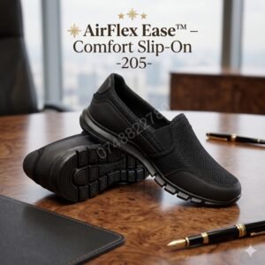 ✨ AirFlex Ease™ – Comfort Slip-On - Stealth Black