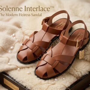 Solenne Interlace™ – The Modern Heiress Sandals - 🤎 Sienna Luxe (Brown)