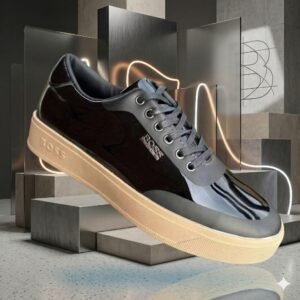 👟 Executive Edge™ – The Polished Authority BSS Sneakers - Black ⚫