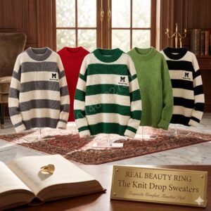 Real Beauty Ring-The Knit Drop Sweaters