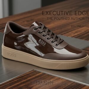 👟 Executive Edge™ – The Polished Authority BSS Sneakers - Dark Brown (Chocolate Brown) 🟤