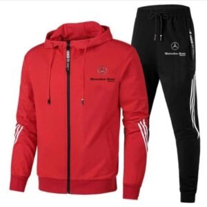 Luxe Collection – Mercedes-Benz Tracksuits - Black- Red