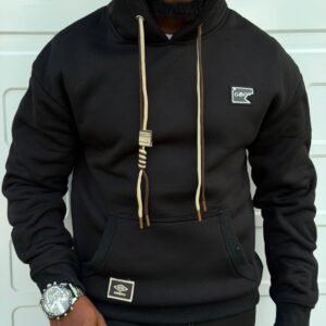 MonarchCore Luxe Hoodie™ - 🖤 Classic Black