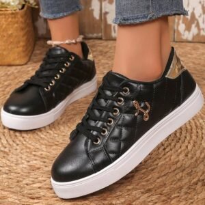 ✨ VelourStride Luxe™ Sneakers - Black