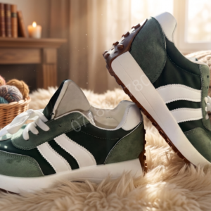 MODERN CHIC ESSENTIAL™_Stay Real Sneakers - Forest Green