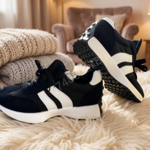 MODERN CHIC ESSENTIAL™_Stay Real Sneakers - Black