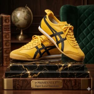 ✨ PRIMEVAULT™ Tiger Luxe Sneakers - Yellow / Black