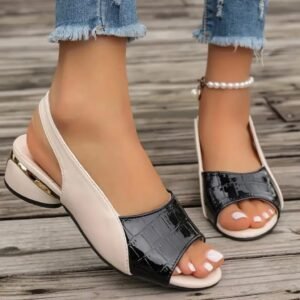 ✨ GlowStride Luxe™ – Effortless Elegance Sandals - Black