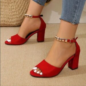 👑 RoyaleStride Femme™ – Power Meets Grace - ❤️ Red