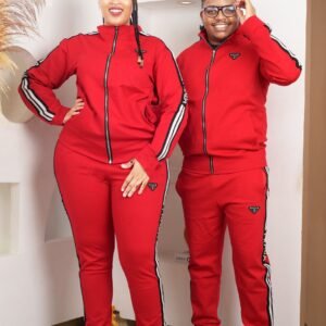 🔥 Urban Royale™ – Signature Tracksuit Set - Red