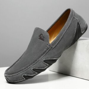 ✨ GoldenRam Drift™ – Italian Suede Comfort Loafers - Grey