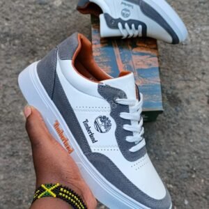 ✨ TimberEdge™ – Premium Lifestyle Sneakers ⭐ - 🩶🤍 Grey_White