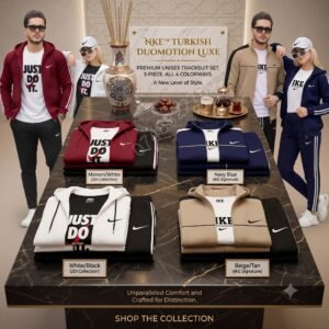 NKE™ Turkish DuoMotion Luxe – Premium Tracksuit Set_3 Piece