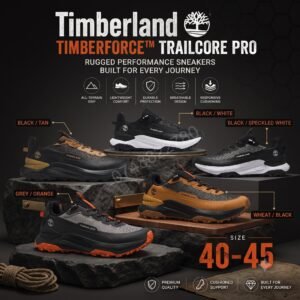 🥾 TimberForce™ TrailCore Pro – Rugged Performance Sneakers