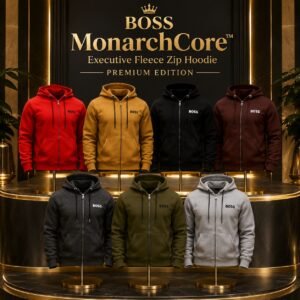 🖤 BOSS MonarchCore™ Executive Fleece Full-Zip Hoodie
