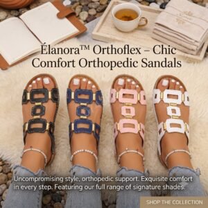 Élanora™ Orthoflex – Chic Comfort Orthopedic Sandals