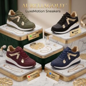 👟 AureliaGold™ LuxeMotion Sneakers