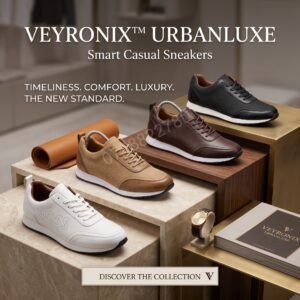 👟 Veyronix™ UrbanLuxe – Smart Casual Sneakers