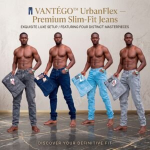 👖 VANTÉGO™ UrbanFlex — Premium Slim-Fit Jeans